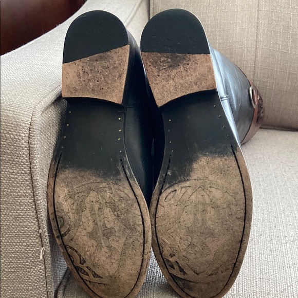 Frye Melissa Logo Tall Boots Size 9 - Picture 7 of 14